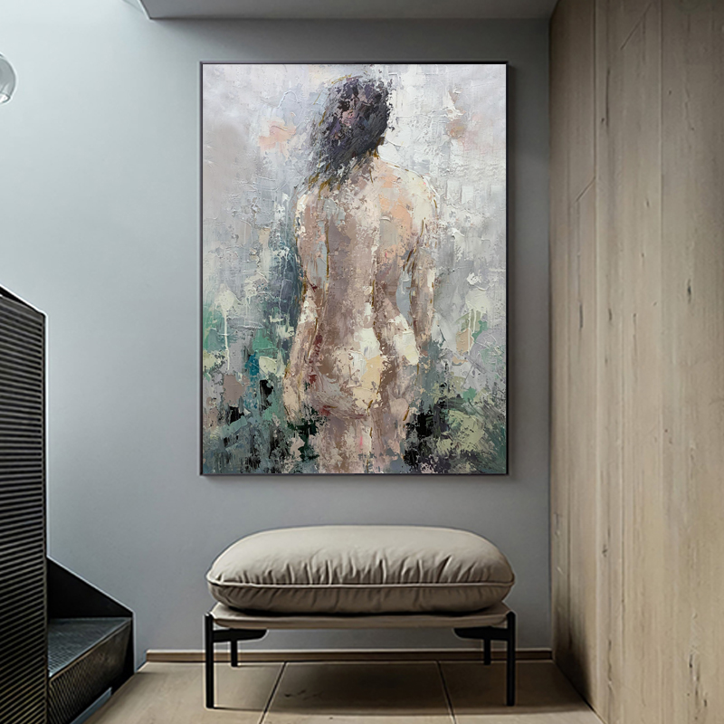 Nude Bathroom Decoration Painting