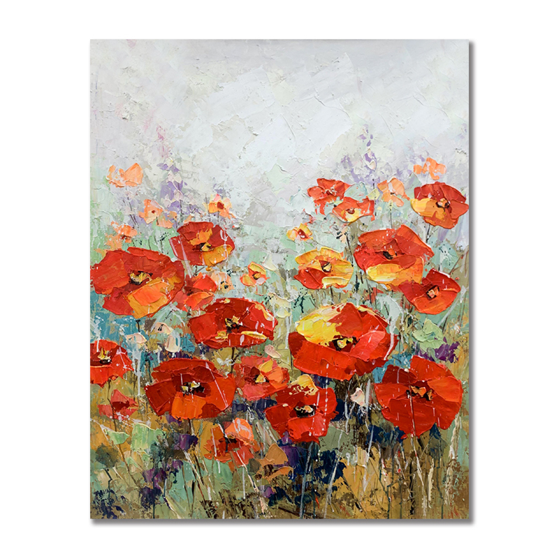 Red Flower Painting