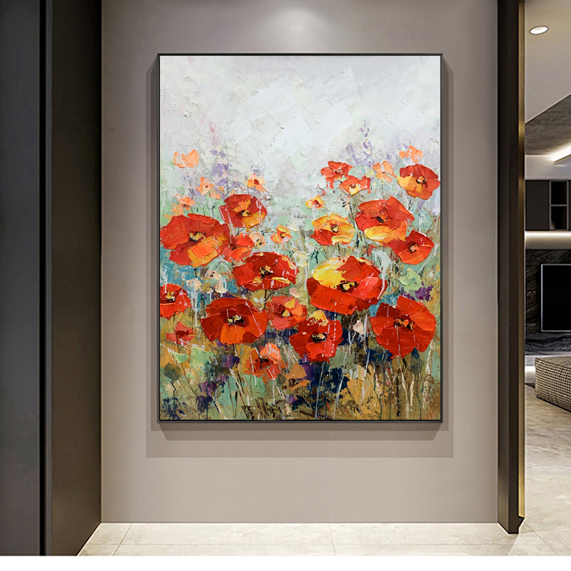 Red Flower Painting