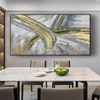 Abstract Gold Foil Painting 