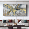 Abstract Gold Foil Painting 