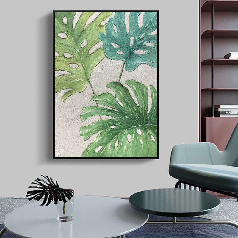Green Leaf Painting
