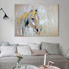 Abstract Horse Canvas Painting