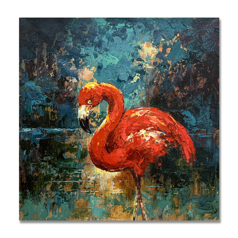 Flamingo Painting
