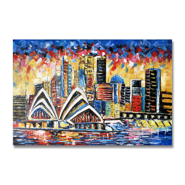 City view painting