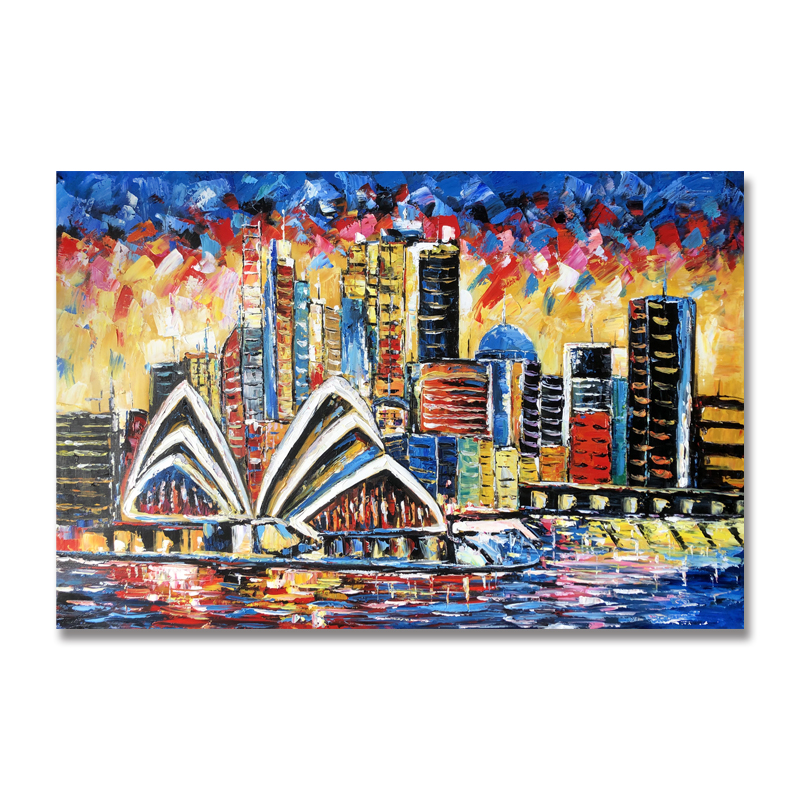 City view painting