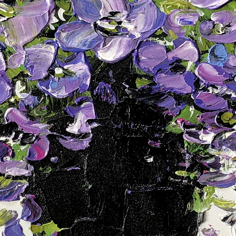 Purple Flowers Art