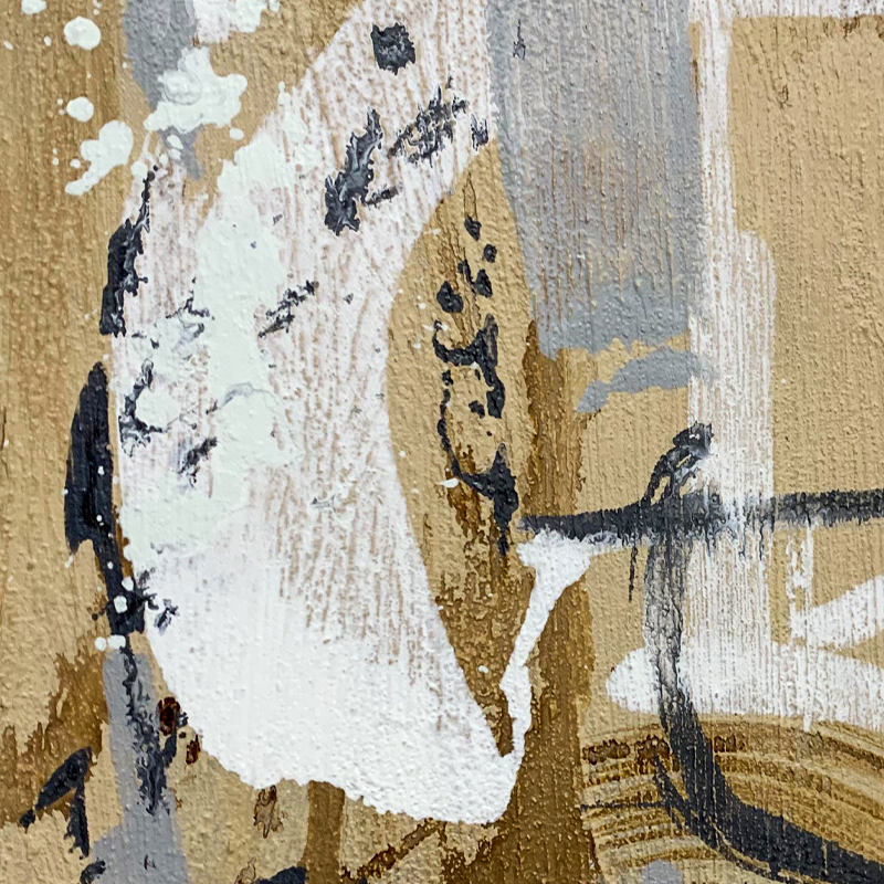 Brown And White Art