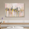 Pink Gold Leaf Art