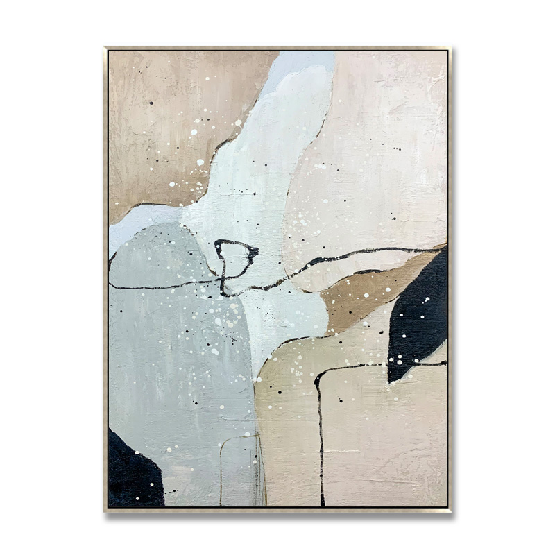 Nordic Style Warm Color Art Painting