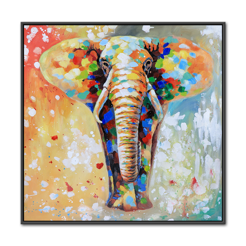 Colorful Elephant Painting