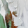 Green And Orange Abstract Wall Decor