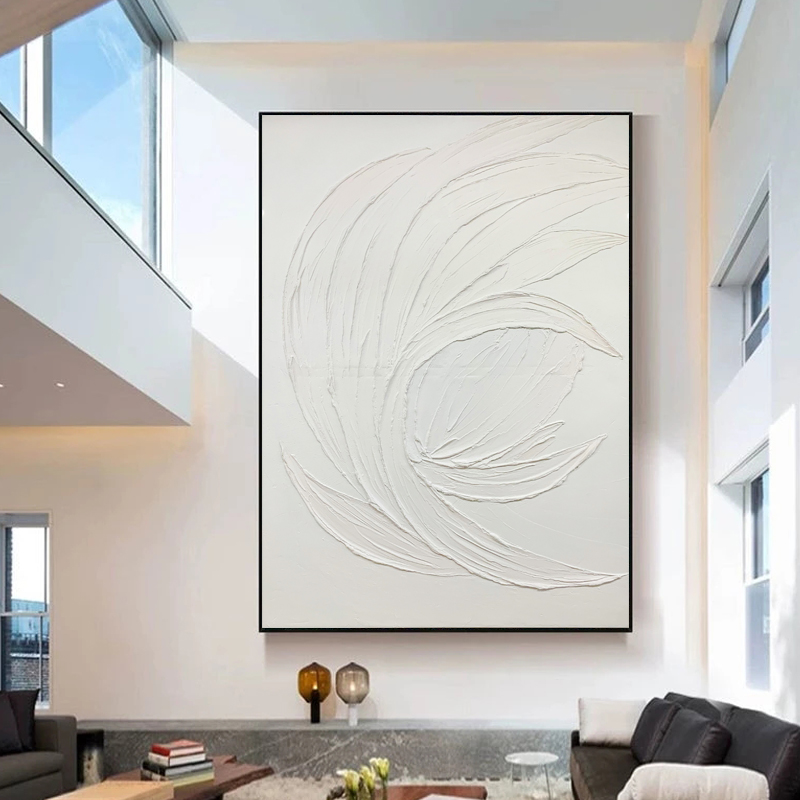 White Thick Painting
