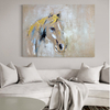 Abstract Horse Canvas Painting
