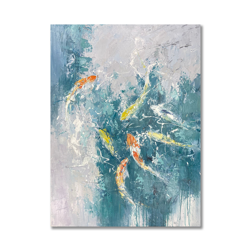 Swimming Fish Painting