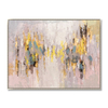 Pink Gold Leaf Wall Painting