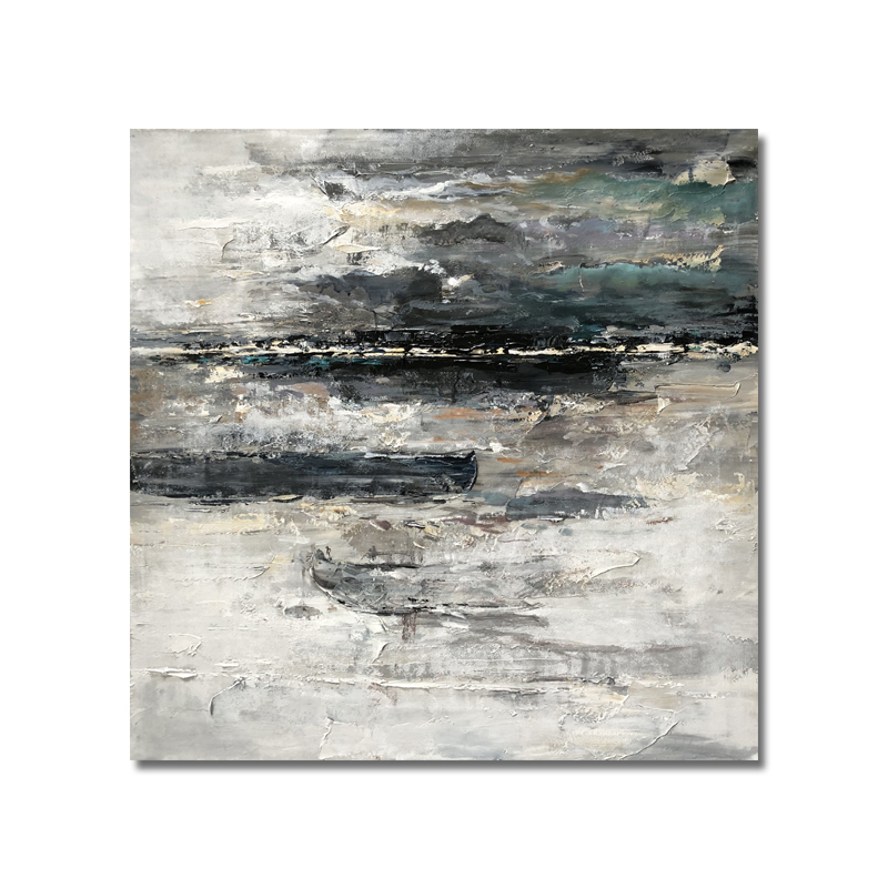 Landscape Lake Abstract Painting