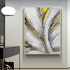 LIJUN Black And White Gold Hand-painted Art Painting