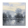 Brown And White Lake Art