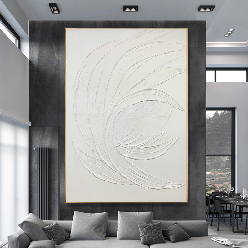 White Thick Painting