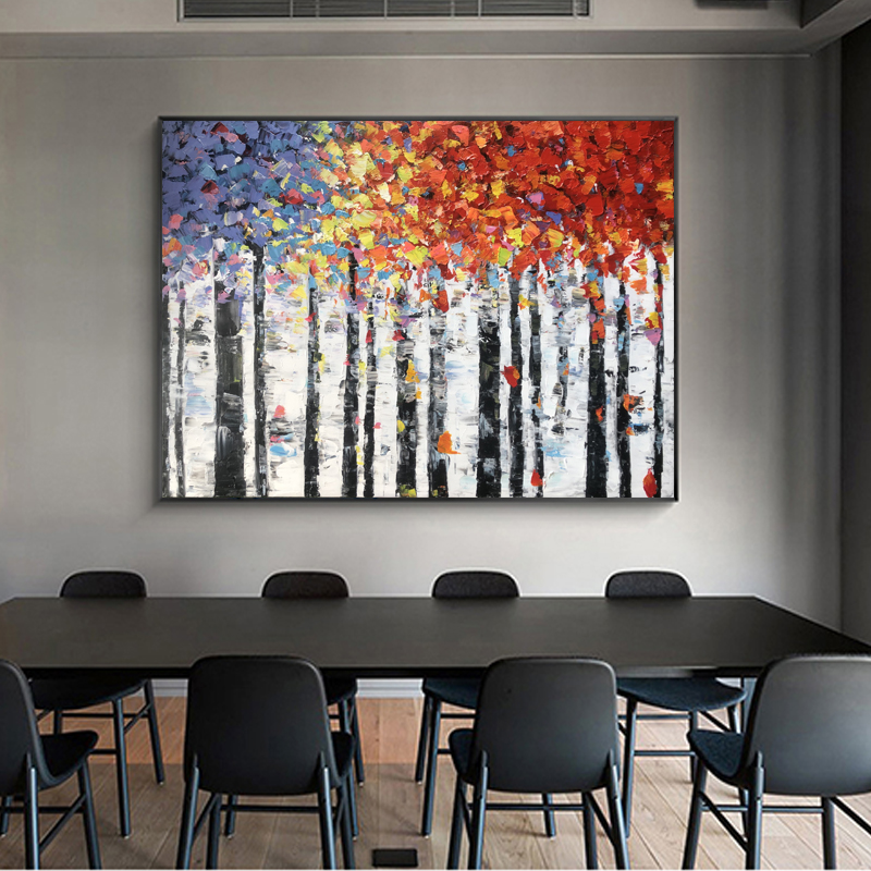 Thick Color And Multi-color Landscape