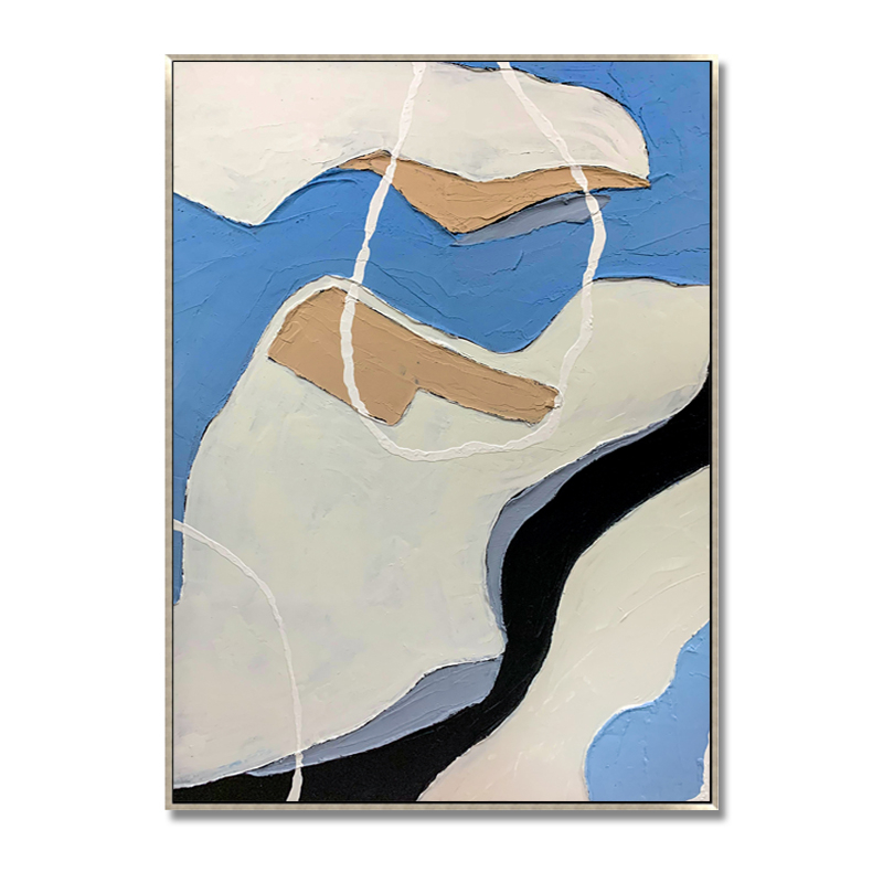 Bule And White Art