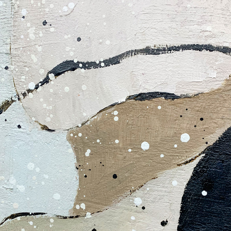 Nordic Style Warm Color Art Painting