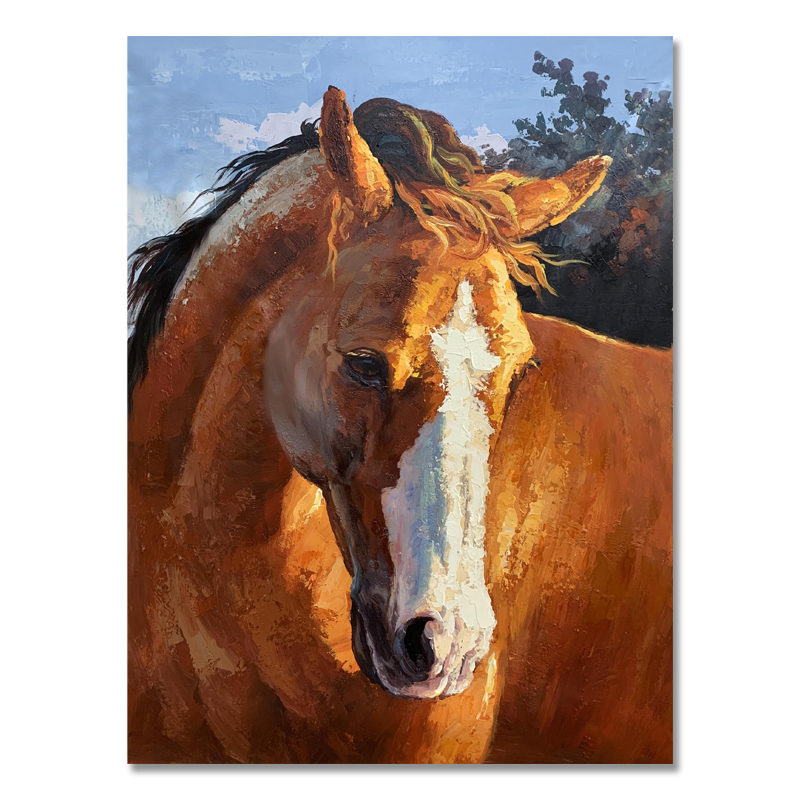 Impression Horse Painting