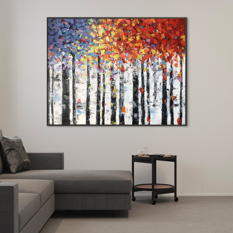 Thick Color And Multi-color Landscape