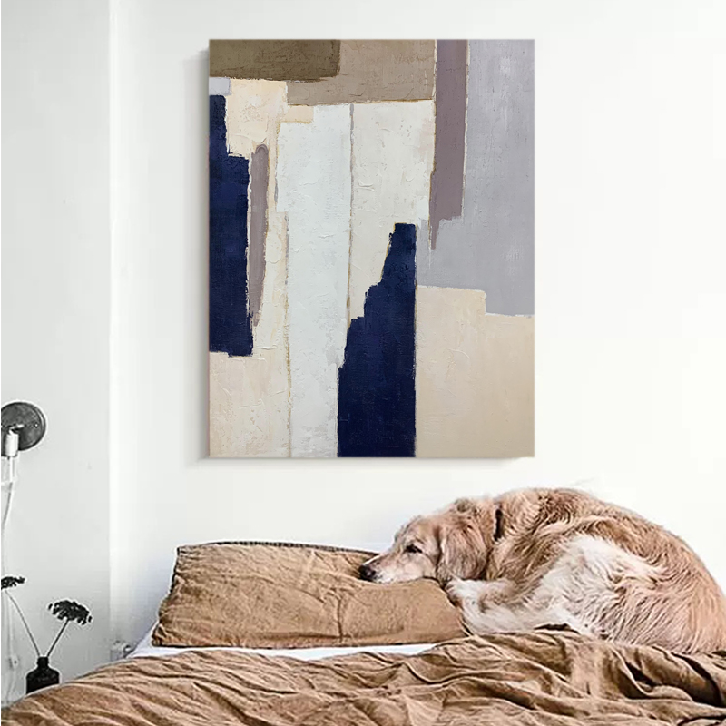 Colorful Abstract Minimalist Painting
