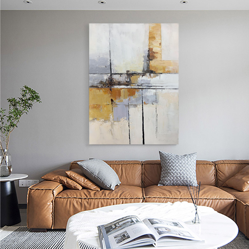 Yellow Simple Fashion Decorative Painting