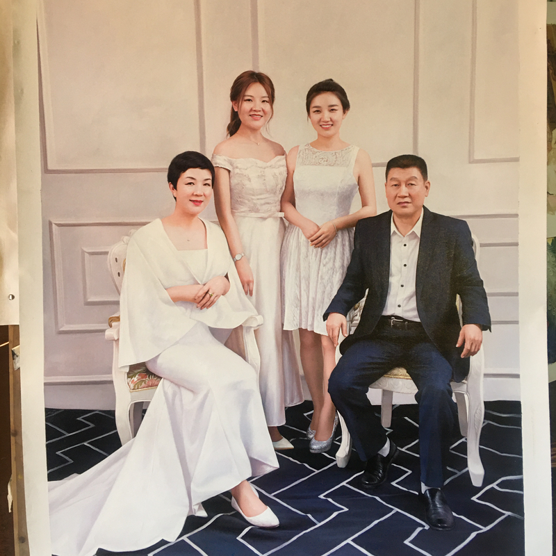 Customized Family Portrait Painting