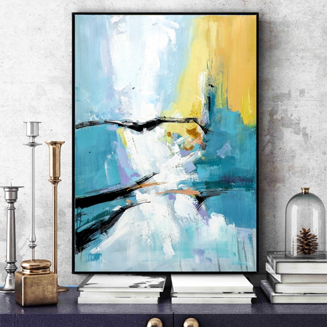 Yellow Abstract Painting