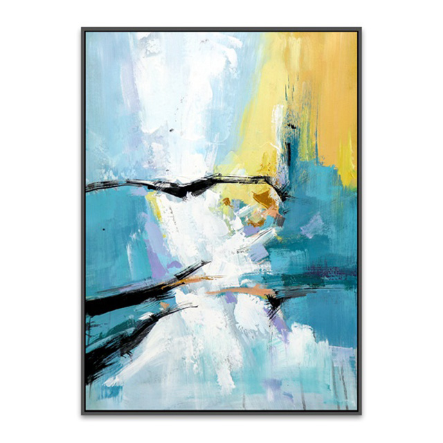 Yellow Abstract Painting