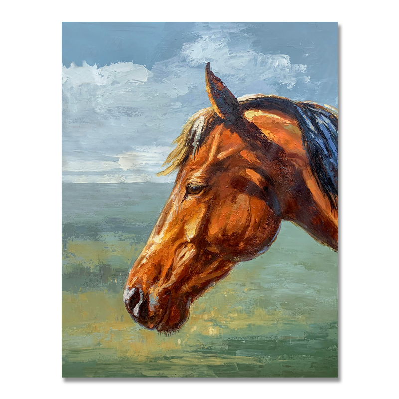 Horse Head Painting