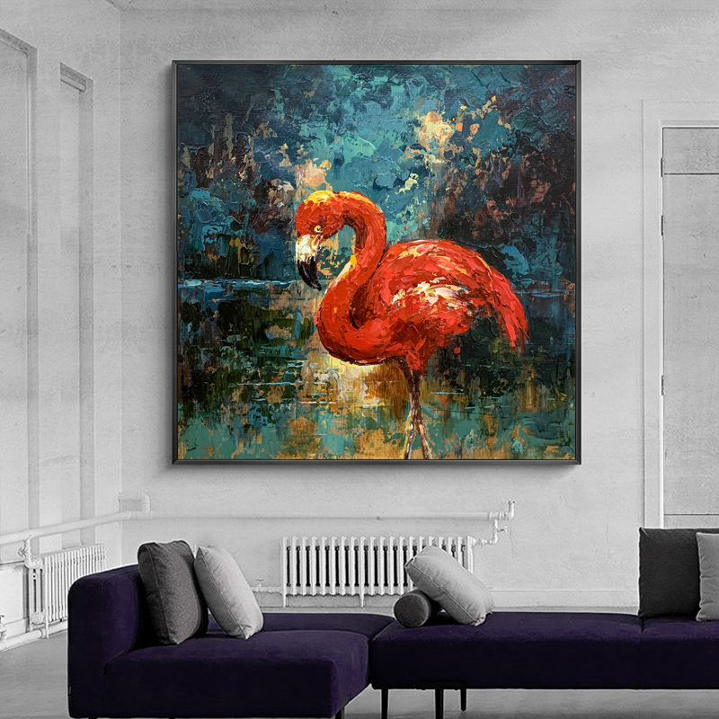 Flamingo Painting