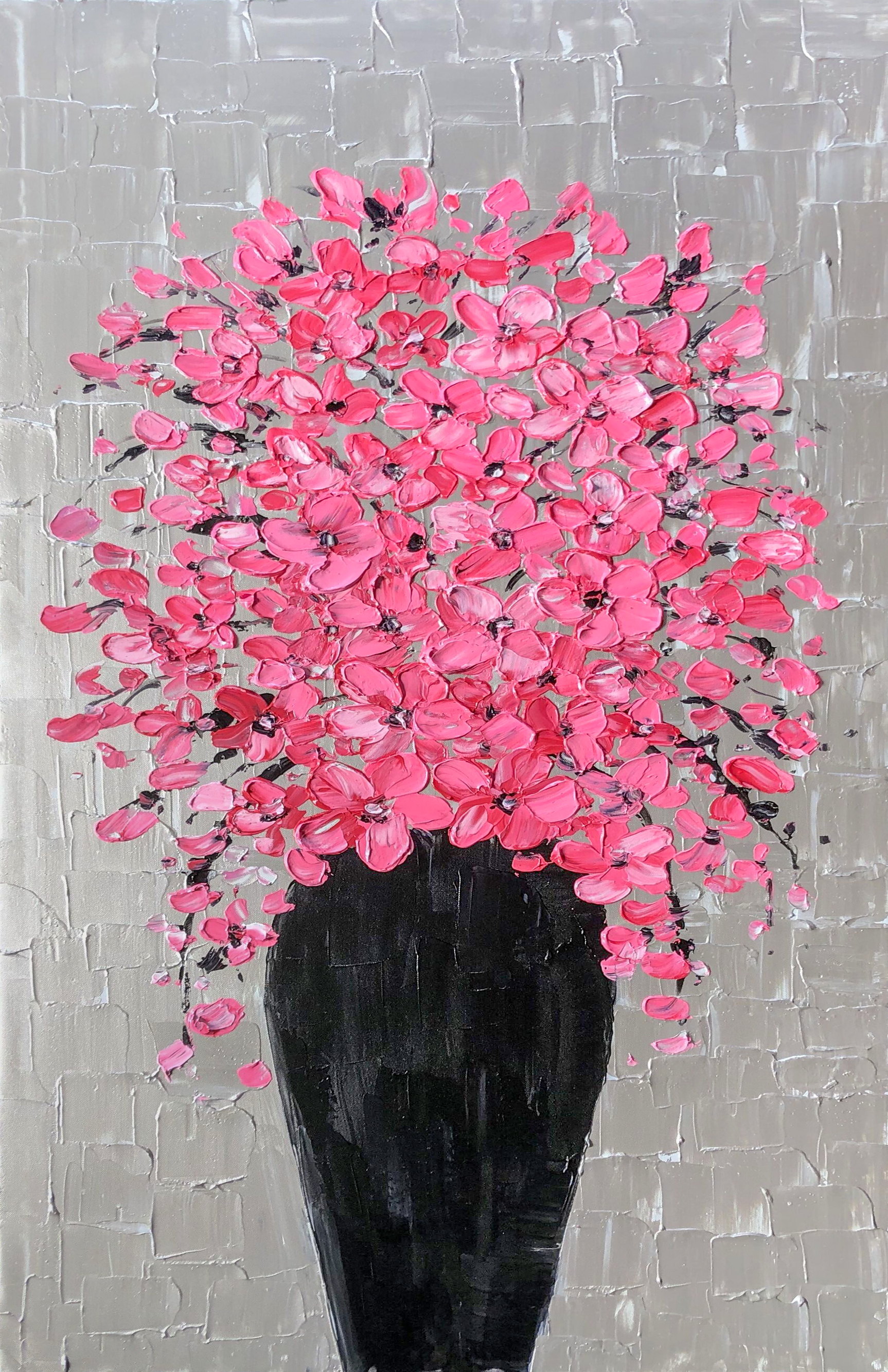 Pink Girl Trend Flower Art