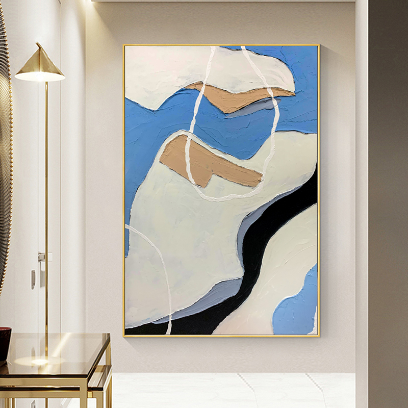 Bule And White Art