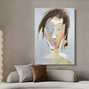 Abstract Short Hair Female Art