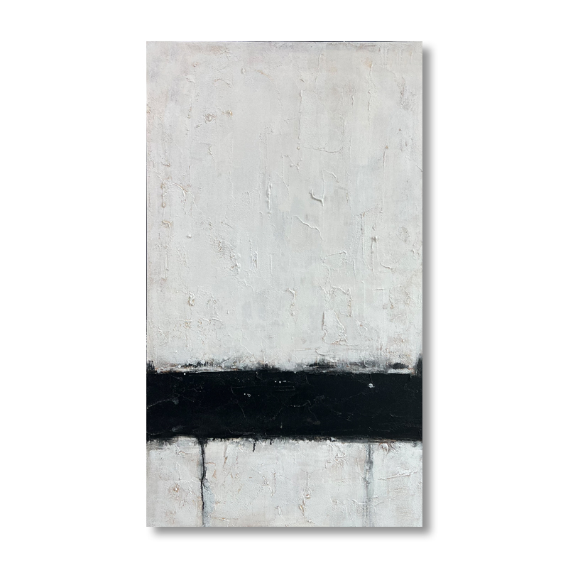 Vertical Thick Oil Painting