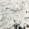 Black And White Thick Texture Abstract Art Painting