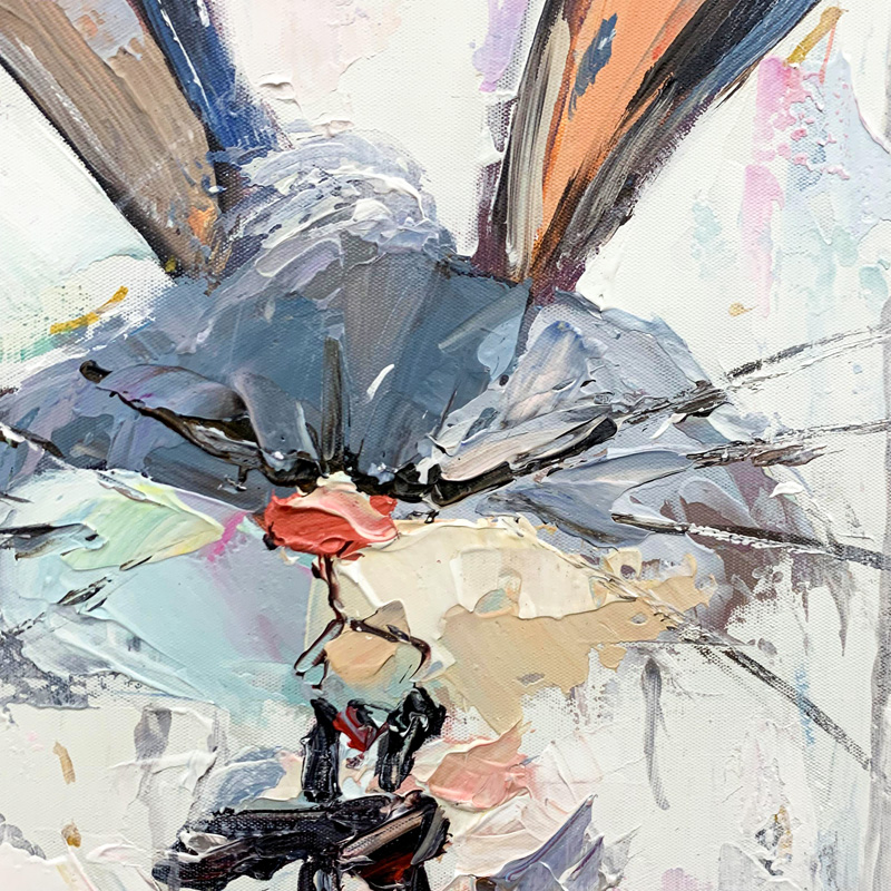 Abstract Rabbit Animal Children's Room Painting