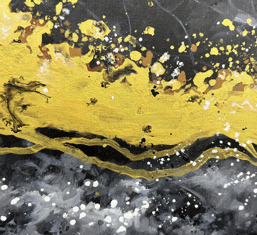 Watercolor Gold Art