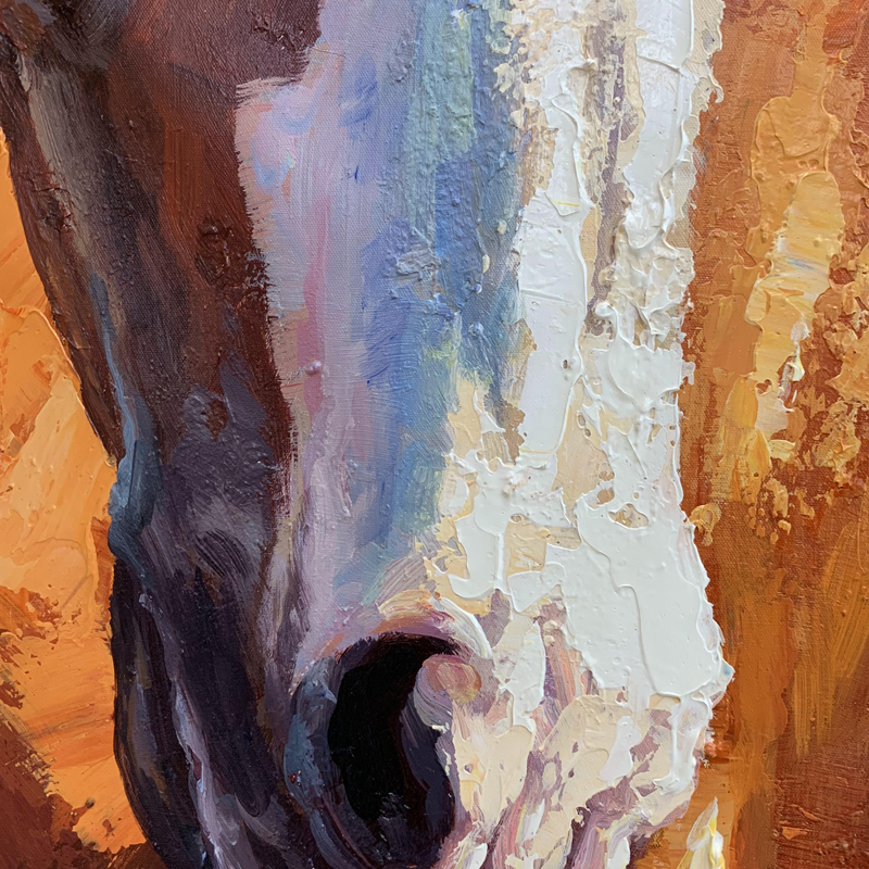 Impression Horse Painting