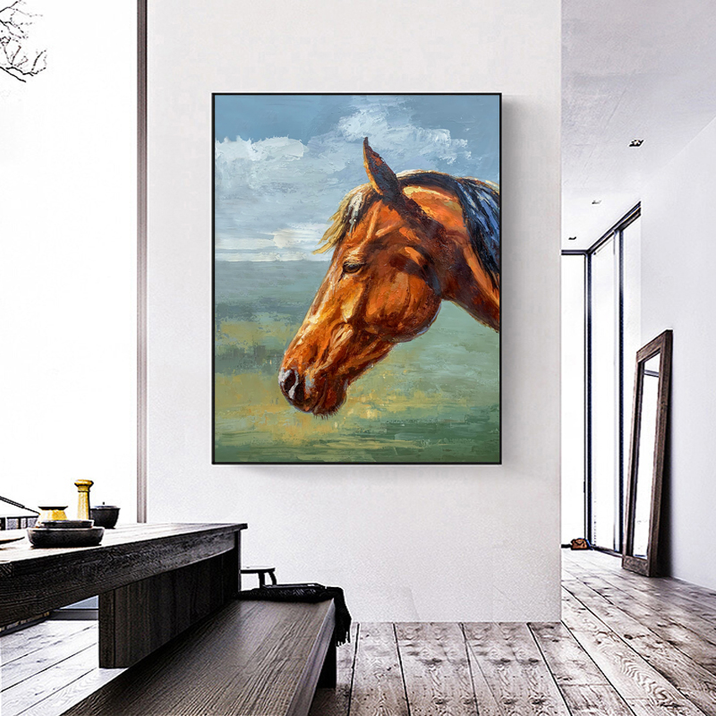 Horse Head Painting