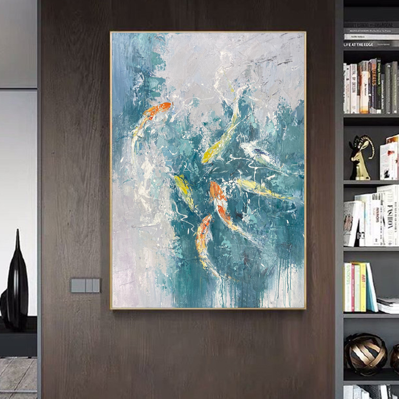 Swimming Fish Painting