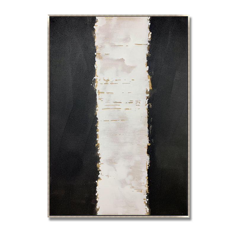 Watercolor Black And White Painting