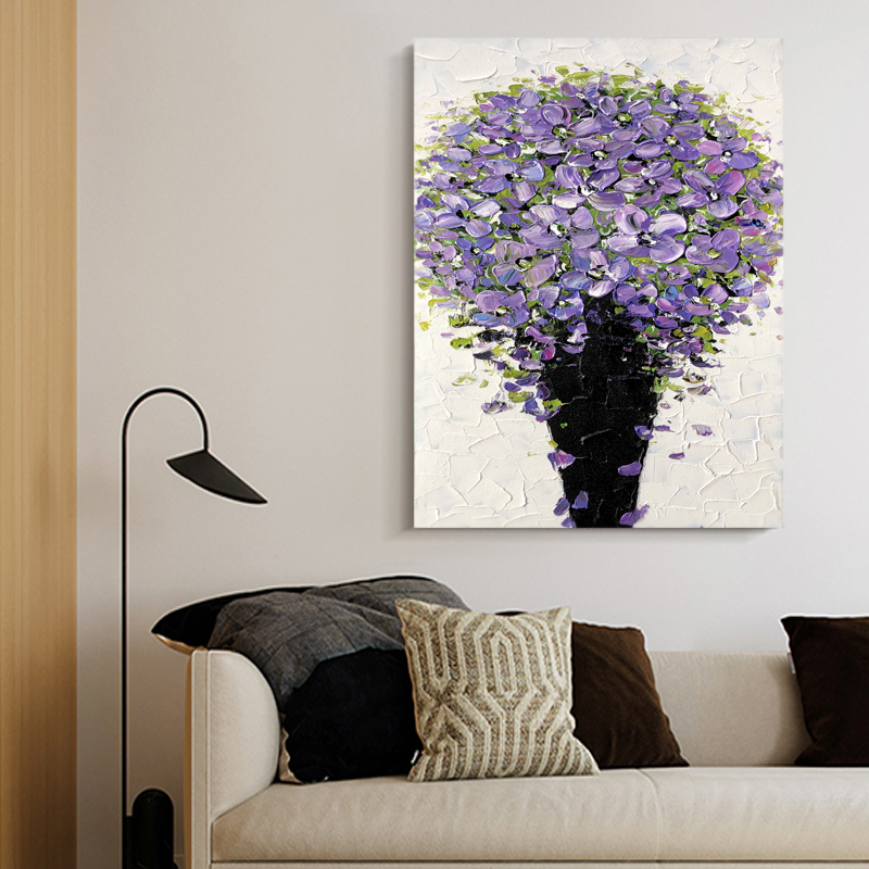 Purple Flowers Art
