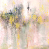 Pink Gold Leaf Art