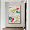 Colorful Paintings of Geometric Lines